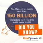 ReadSpeakerは今年で25周年を迎えました